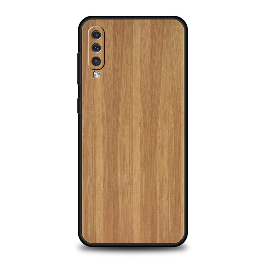 Carved Wood Case For Samsung Galaxy A52 A12 A50 A72 A20e A30 A02s A22 4G A32 5G A20s A70 A10s A40 A10 A04s Silicone Phone Cover