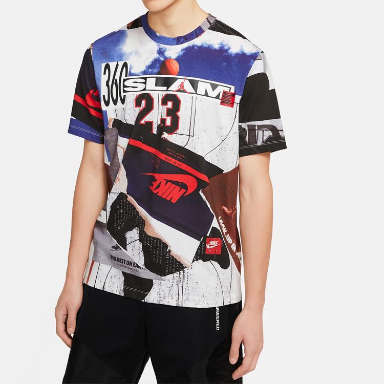 Jordan Photo Sports Training Crew Neck T-Shirt Men Tops CJ6299-100