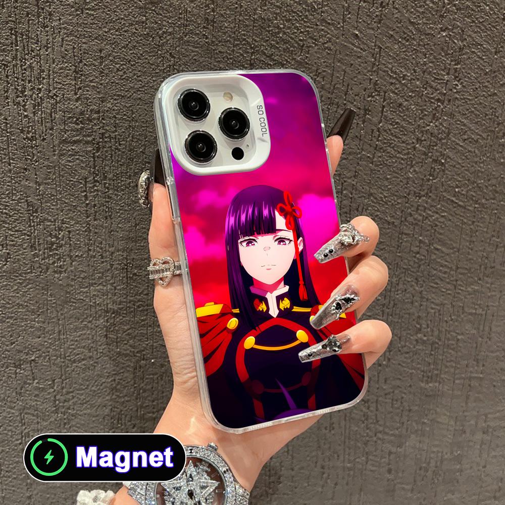 Mato seihei Ren Yamashiro White Translucent MagSafe Mobile Phone Case for iPhone 17 16 15 14 13 12 11 X XR XS Air Pro Max Plus