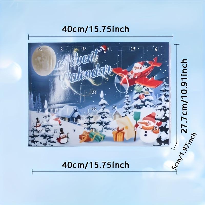 2026 Advent Calendar Puzzle Toy Stainless Steel Logic Game with Christmas Tree Theme Handheld Brain Teasers for Boys Girls Teens