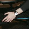 TID Watches Watch No.1 White Dial Black Leather Strap Black Buckle Quartz Inspired by Scandinavian Swedish Design 36mm