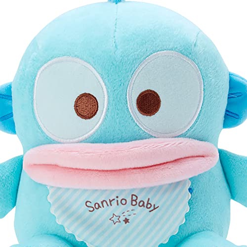 Sanrio Baby Washable Plush Toy, Hangyodon, Half Fish, 17.5 x 16 x 19.5 cm (693260), Baby Gift, Baby, SANRIO