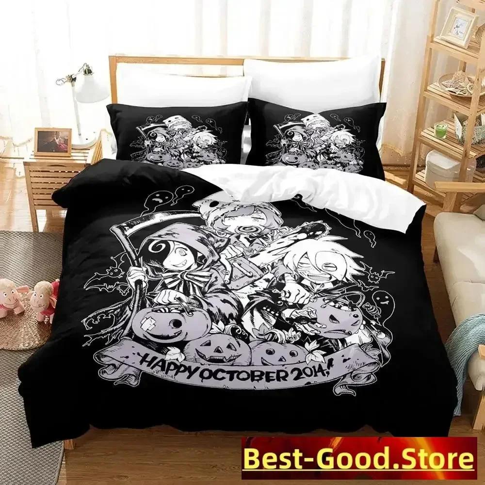 3D Anime New Devil'S Candy Printed Bed Set Duvet Cover Pillowcase Bedding Set Bed Linen Sheet Quilt Cover Full Queen King Size