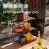 Portable Foldable 3-Tier Camping Storage Shelf