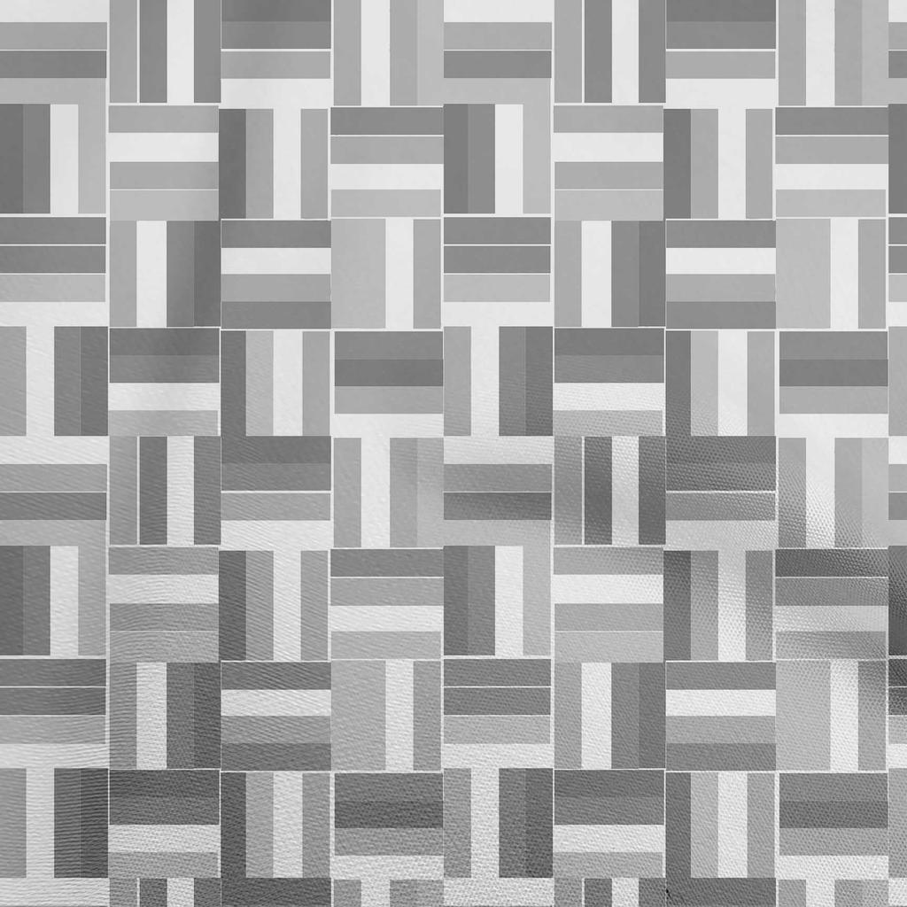 oneOone Cotton Flex Gray Fabric Geometric Bold Lines Sewing Craft Projects Fabric Prints By Yard 40 Inch