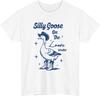 Silly Goose On The Loose Funny T Shirt Retro Cartoon Goose Cowboy Meme Tee