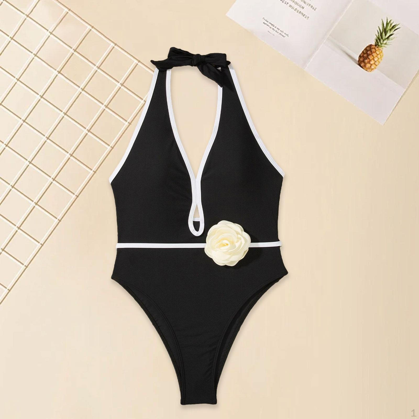 

Женский купальник с открытой спиной, купальный костюм для клуба на пляже L