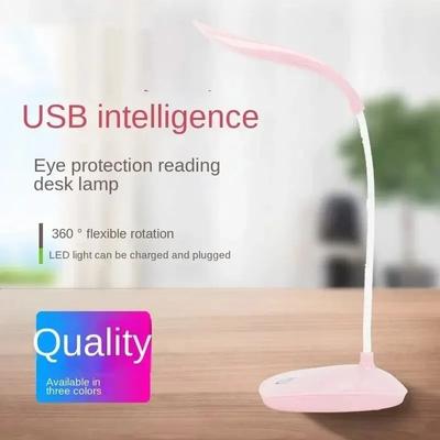 Wohnheim Lesen der USB-Lade-LED-Lampe, die eine Augenschutzperle drei Gänge Touch-Dimmer-Lampe