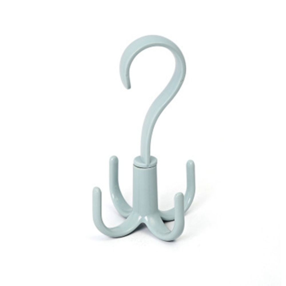 Space Saving Rotatable Hanger Hooks Plastic Spinner Hanger Bag Hanger Four Claw Hooks  Home