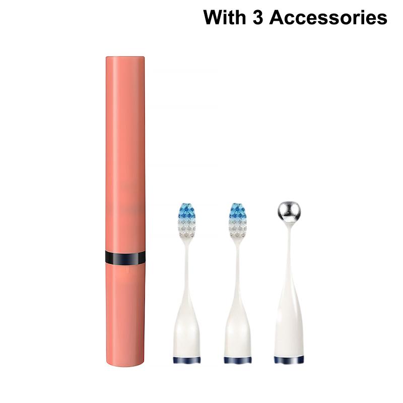 

Электрическое устройство для тренировки мышц языка, массажные инструменты для тренировки мышц языка и рта, сменные головки для зубных щеток розовый