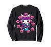 Cute Japanese Kokeshi Geisha Cat Doll Sweatshirt