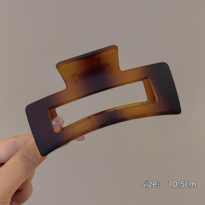 

Большие зажимы-крабы 13 см для густых волос, простые геометрические зажимы-акулы, заколки для головы, темпераментные царапающие зажимы, аксессуары для волос