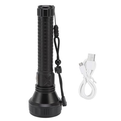 SST40 Powerful Flashlight Three Light Modes Long Range Torch Emergency Flashlight for Outdoor