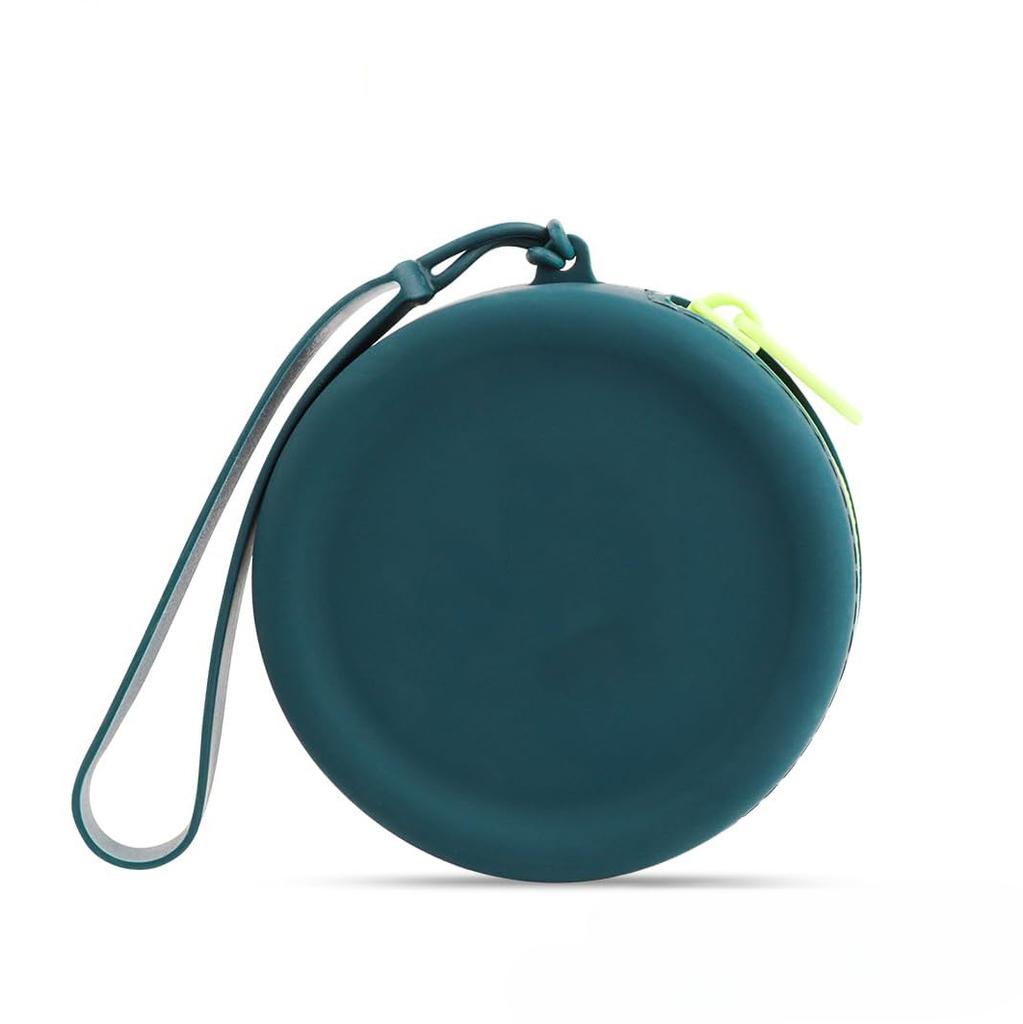 Silicone Dog Treat Pouch Bag,Portable and Waterproof ,Ideal for Dog and Cat Snacks On Walks,Pocket Size,Easy To Clean,Odorless,Zipper Design