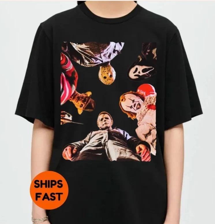 Retro Horror Movie Halloween Shirt L