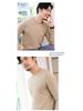 2021 Men's Korean Knitted Round Neck Sweater - Loose Fit, Solid Color, Plus Size, Long Sleeve Pullover for Spring & Autumn