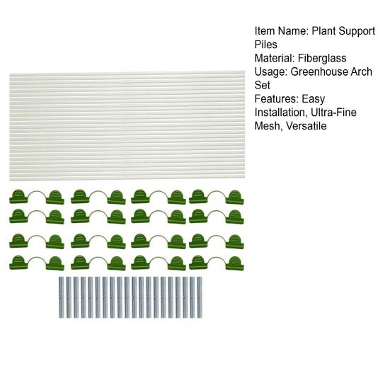 25/36/50Pcs Plant Support Piles Easy Installation Ultra-Fine Garden Stakes Rust-resistant Garden Pillars Home Garden Supplies