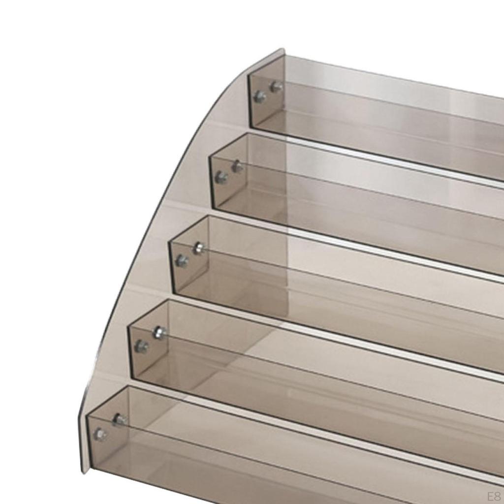 Acrylic Riser Display Rack for Nail Polish and Makeup Organization