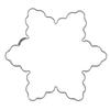 Steel Cookie Cutter, Wavy Star, 6 Cm