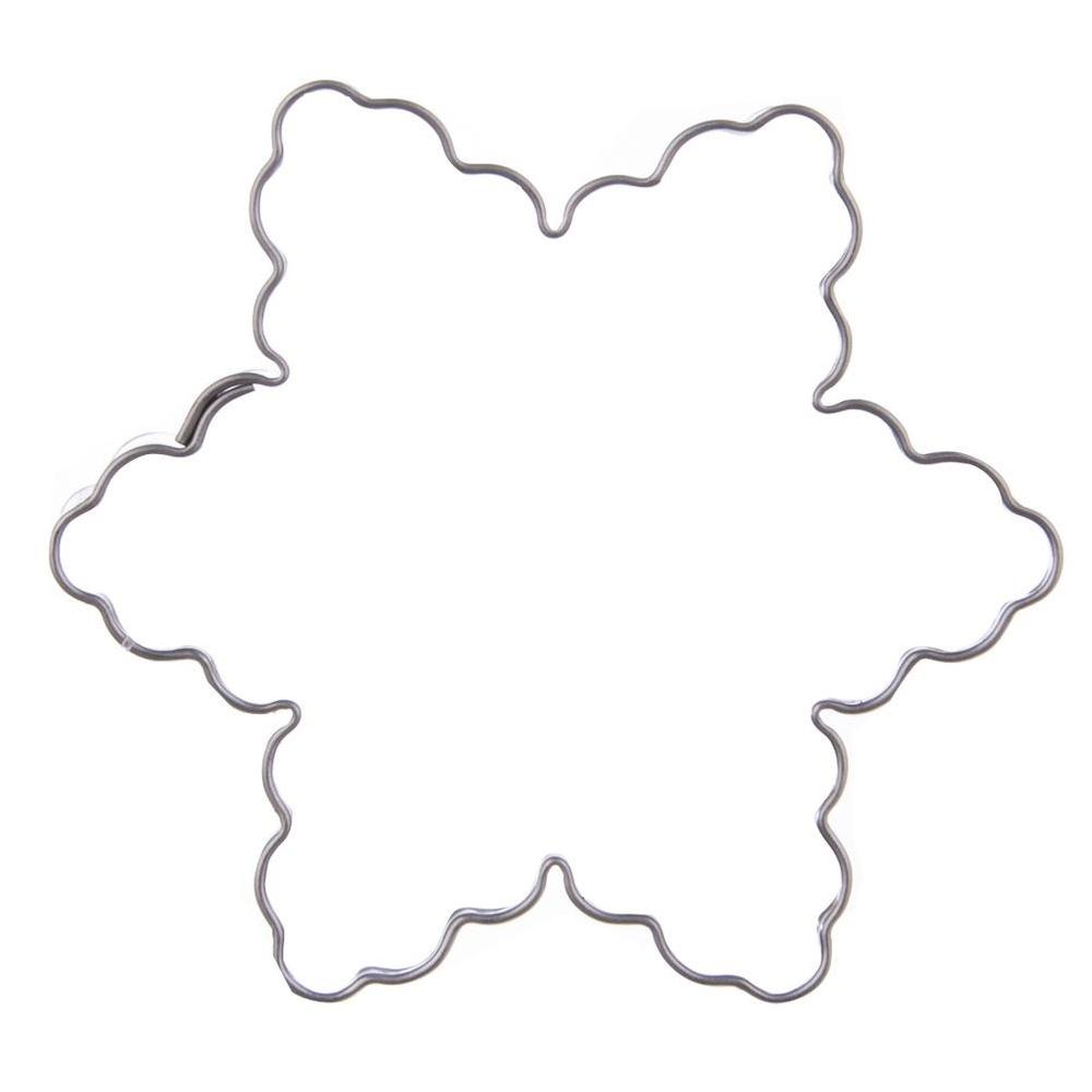 Steel Cookie Cutter, Wavy Star, 6 Cm