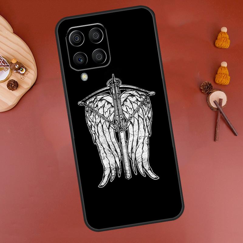 Daryl Dixon Wings Zombie Case For Samsung Galaxy M35 M55 M15 M32 M16 M36 M56 M54 M23 M20 M52 M34 M14 M11 M31 M13 M53