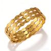 New Ethnic Style Hollow Bracelet Light Luxury Wide Version Women's Bracelet Geometric Jewelry