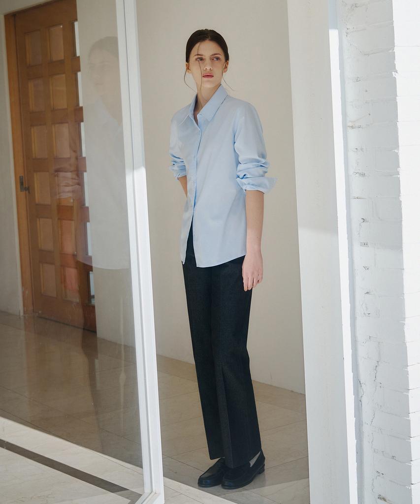 Deuloupisumeon Wrinkle-Free Slim Line Shirt [White]