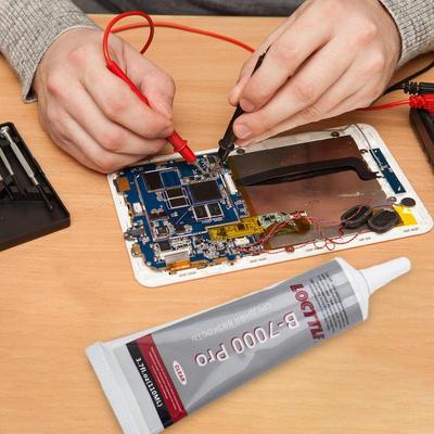 Impermeable B7000 Super Adhesivo Pedrería Joyería Manualidades Adhesivo Multiusos Reparación Pantalla de Teléfono Vidrio Fabricación de Joyería