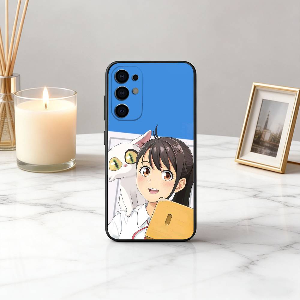 Cute S-Suzume Anime Phone Case For Samsung S25,S24,S21,S22,S23,S30,Ultra,S20,Plus,Fe,Soft Silicone Black Cover