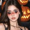 Adesivi Temporanei Monouso per Guance Impermeabili Adesivi Facciali Pipistrello Tatuaggio Facciale Halloween Trucco Palla