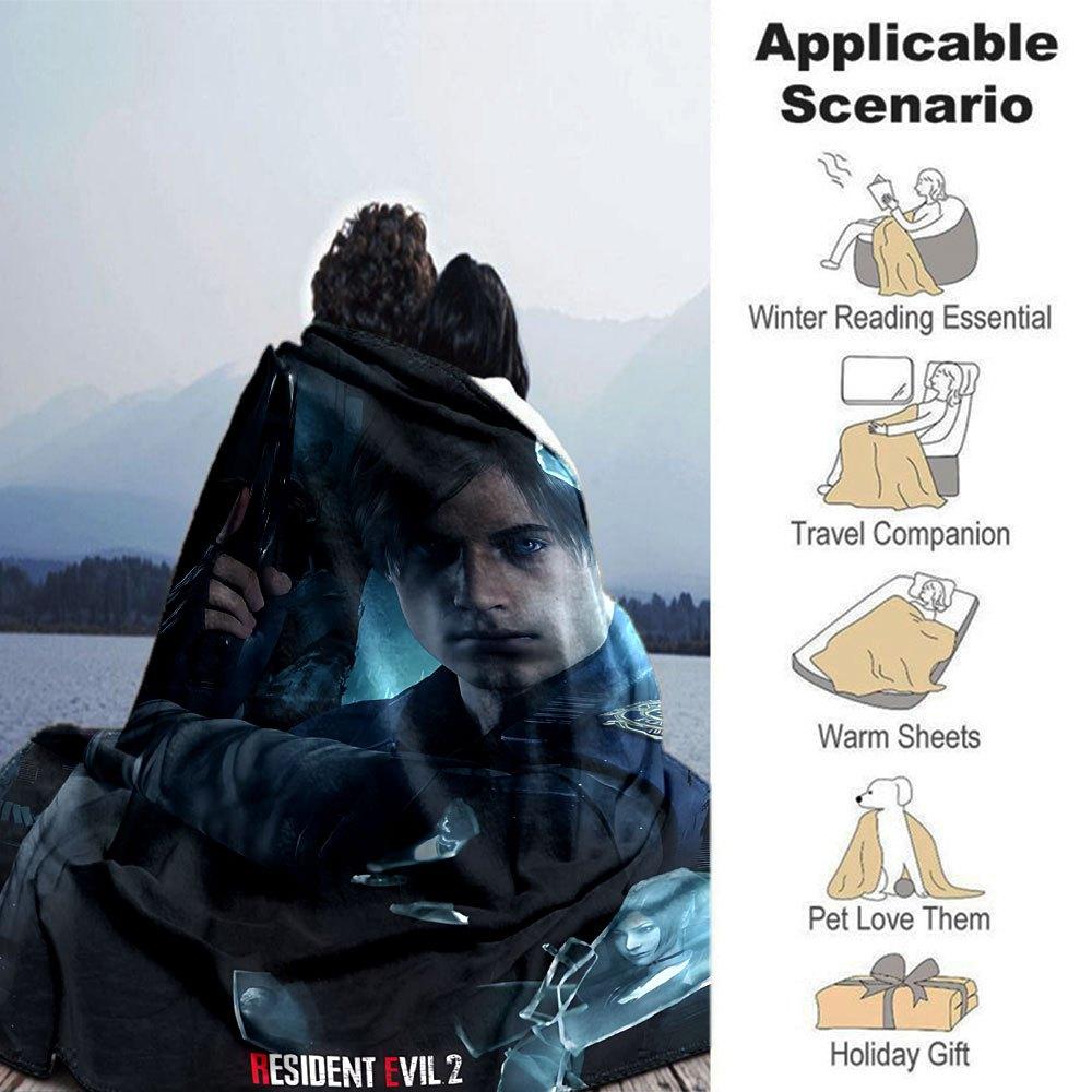 1pc Resident Evil 14 Blanket Soft Warm Throw for Home, Office, Travel All Season Cozy Bedding Gift, Office Cozy Accessor