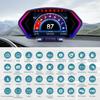 P3 P24 Car Head Up Display with Alarm Dual System OBD2+GPS Water Temp Turbo Press Speedometer Slope trument Car Accessory