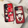 Popular Animation P-Pucca For IPhone 15 16 Pro Max 11 12 13 14 XS XR X Plus 16E Matte Translucent Phone Cover