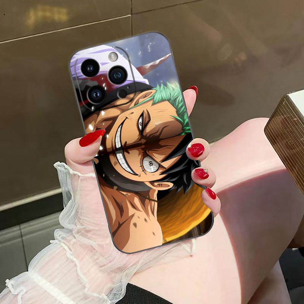 One Piece Luffy Zoro Cover Phone Case For iphone Apple 17 AIR 16E 16 15 14 13 12 11 Pro XR Max 8 7 Plus TPU Case Funda Shell