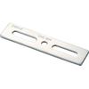 TRUSCO Flat Joint 100mm 3 TK24F2C X 20 24-Type Bracket, Chrome, Diameter, Holes, (Case Sold)
