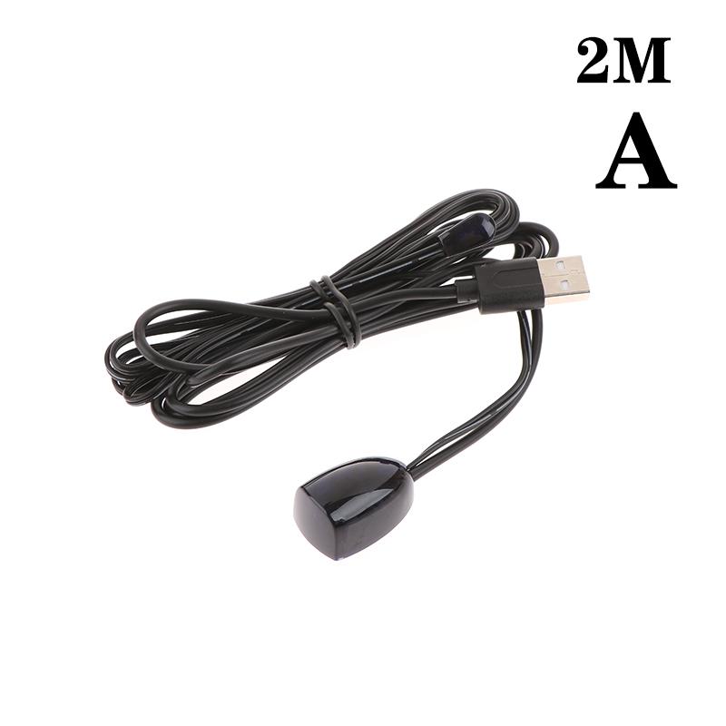USB-adapter IR Infrarød Fjernkontrollforlenger Repeater Mottaker Sender Emitter Gjelder Alle Fjernkontrollenheter