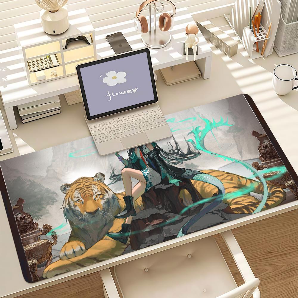 Game Arknights Endfield Dusk Mouse Pad Anti Slip Rubber Edge Locked Thickened Laptop Gaming Desk Mat