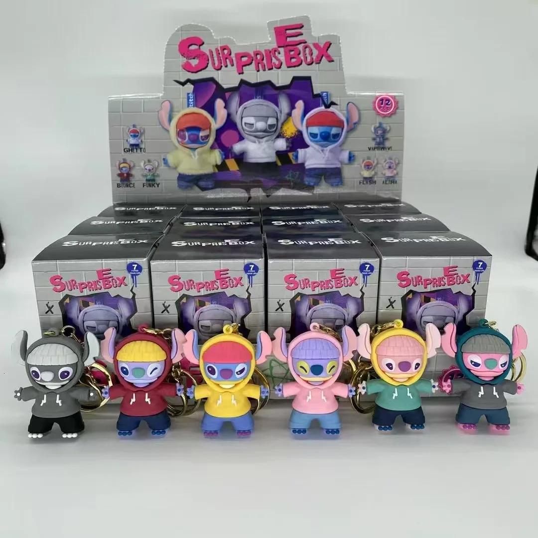 

Фигурка-сюрприз в виде банки газировки Стич – Брелок, Фигурка-сюрприз в виде банки, Модель игрушки, Модный коллекционный брелок, Аксессуар