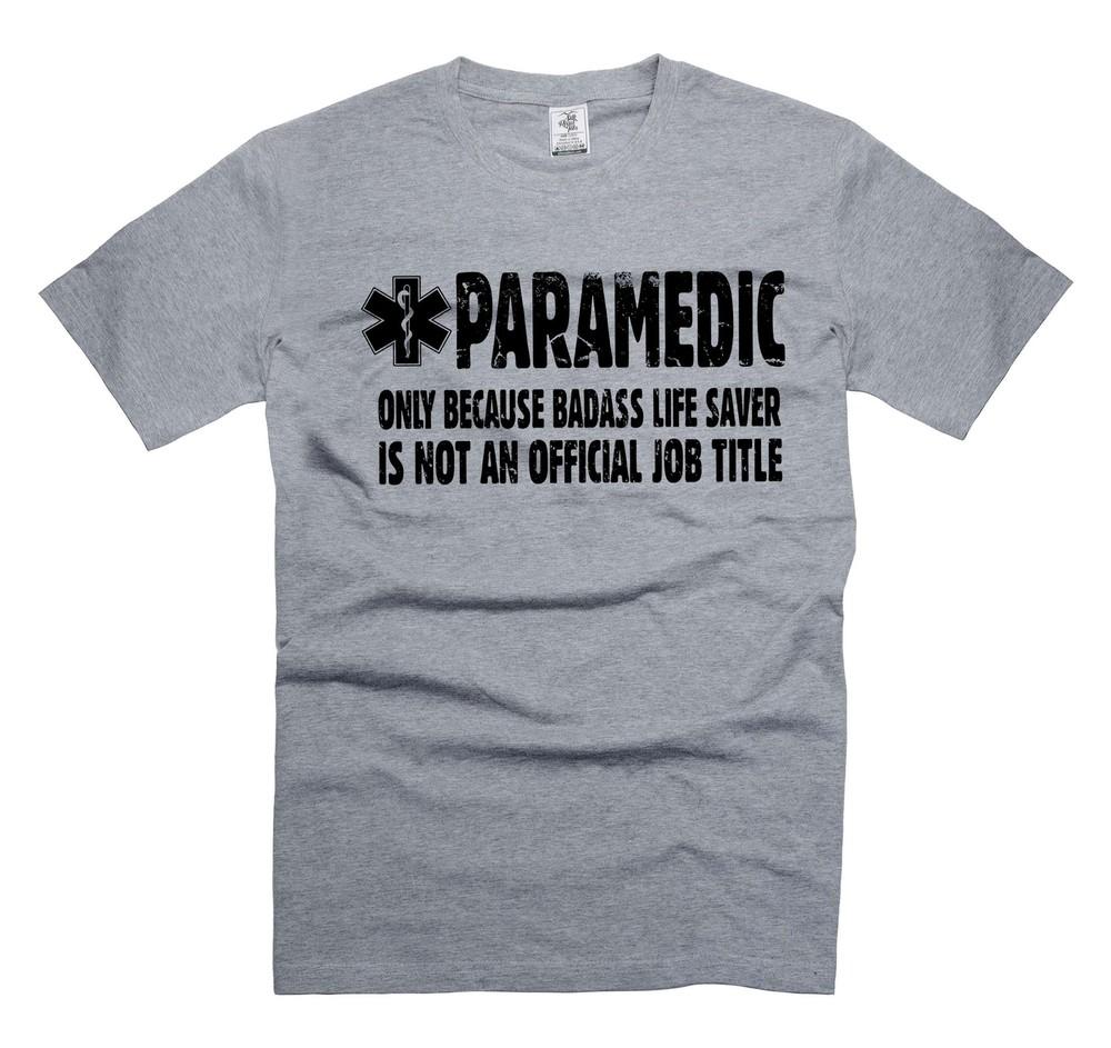 Мужская смешная футболка парамедика  Badass Life Saver  Подарок для медиков скорой помощи Унисекс футболка L