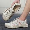 Damensandalen Sommer Outdoor Wanderschuhe Schwarz Braun Strandschuhe Lässige Römische Sandalen für Paare Übergröße