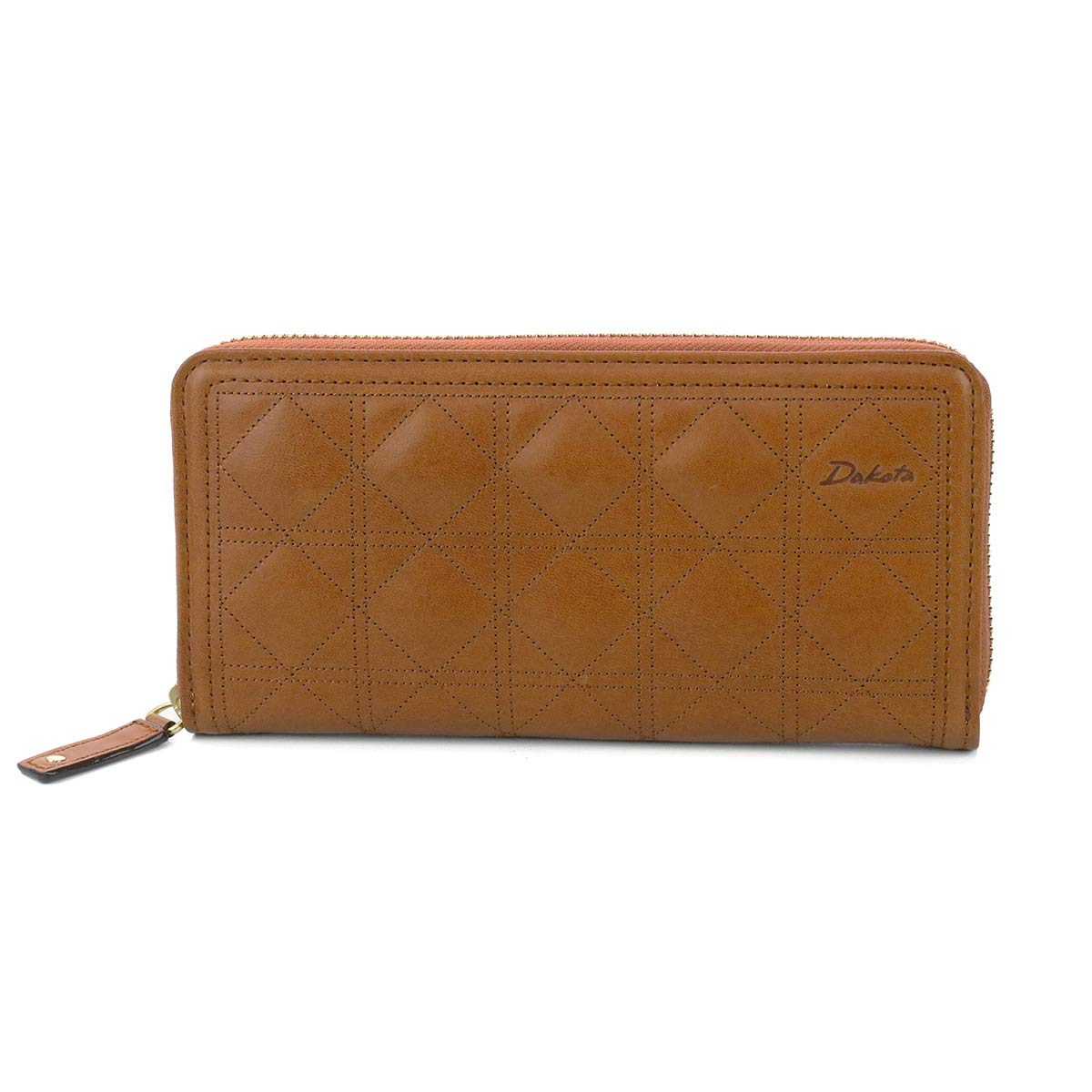 

Long Wallet Round Zipper Genuine Leather Filo 0036343 Brown [Dakota] Women s DA-36343-40 коричневий