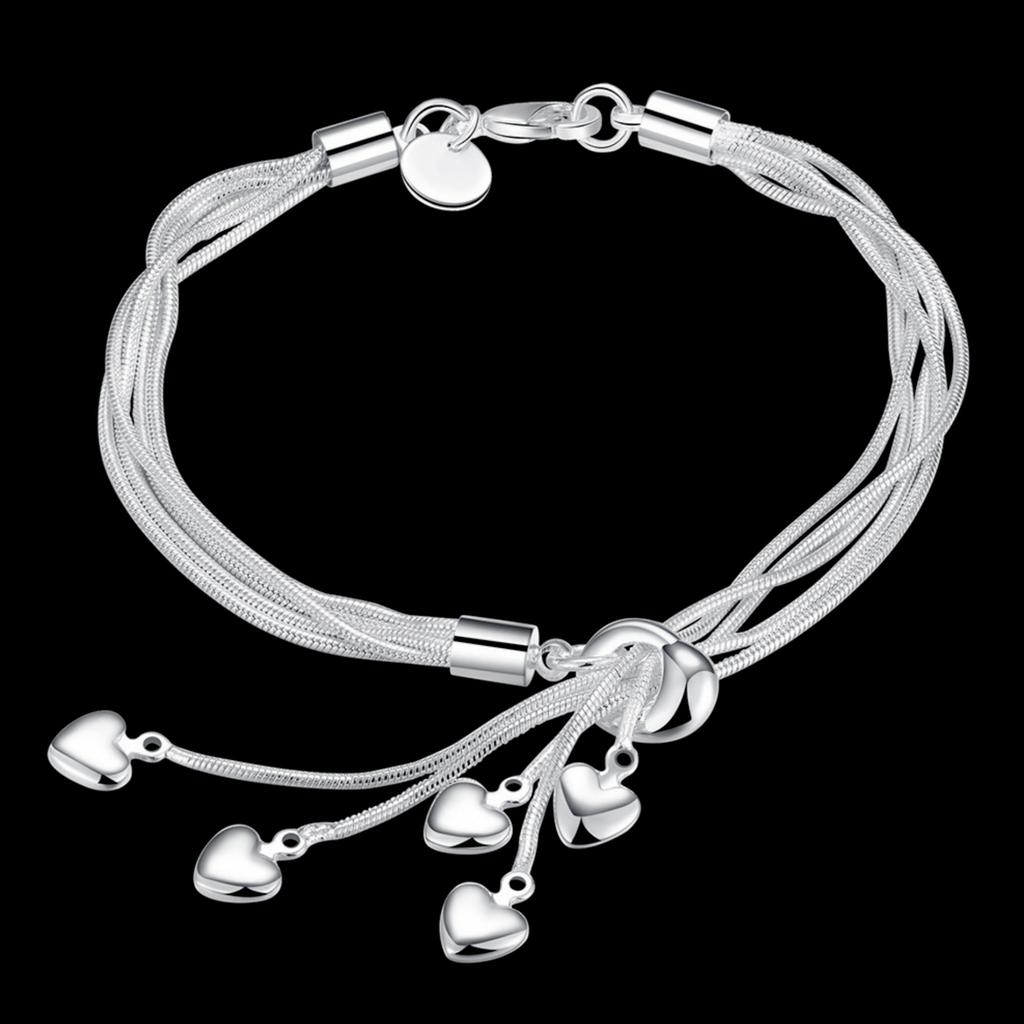 Fashion Bracelet Women's Tassel Heart Bracelet Jewelry Gift