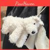 Highland West Puppy Plush Doll Shoulder Bag Adjustable Shoulder Animals Strap