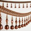 Cortina de cuentas de cristal de 2/4/6 metros con flecos y borlas de encaje, cinta ancha para manualidades, costura hecha a mano, accesorios para ropa y cortinas