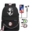 Anime Bookbag Teenage Backpack Unisex School Bags for Boy Girl Mochilas Cartoon Printing Laptop Bagpack Back To School Rucksack