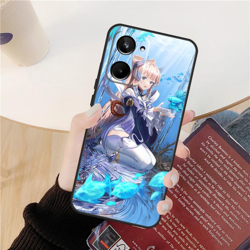 Sangonomiya Kokomi Genshin Impact Case For Realme GT 7 Pro GT 6T 6 5 C55 C53 C51 C21Y C25S C61 C67 C75 10 11 12 13 14 Pro Plus