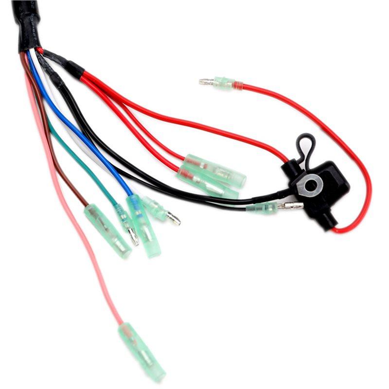 Versatile 3X 61T-82590-00 Outboard 7Pin Wire Harness Hardness Assy For Yamaha Outboard Motor 2T 25HP 30HP C25 C30