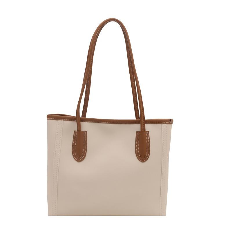 Vintage Large Capacity Women Tote Bag Daily Commute Shoulder Handbag