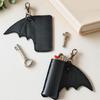 Modern Bat Patterned Case Wear Resistant PU Construction Protective Sleeve With Keychain Loop