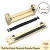 DIY Paracord Bracelet Weaving Tool Set with Steel Needle and Wood Frame
